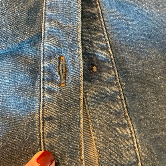 NWT Jean button down dress long sleeves Primark Sz 6 - Picture 9 of 13